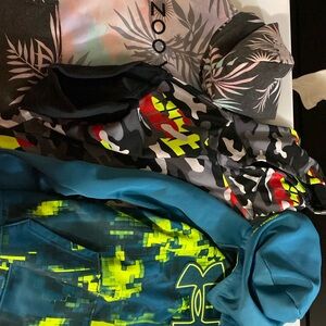 3 boys hoodies, Under Armour, Nike, Zoo York M/M/XL - great shape